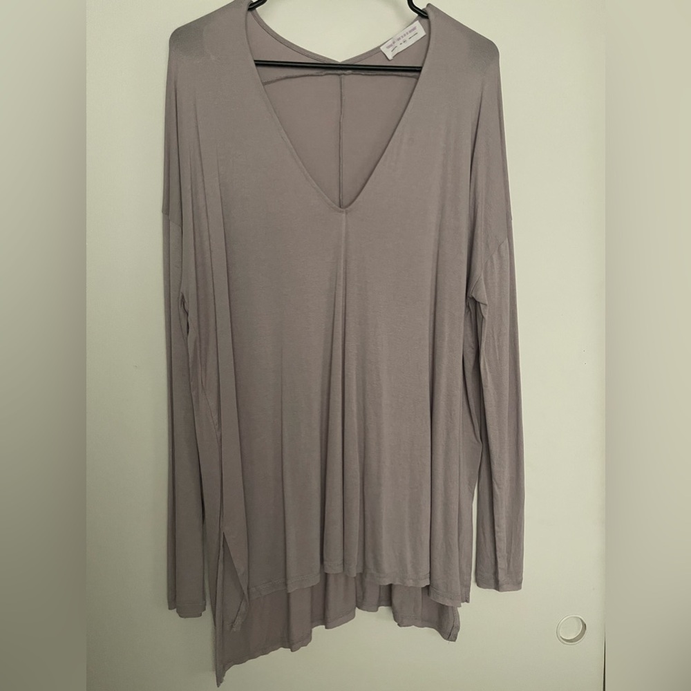 Long Sleeve, Vneck Shirt